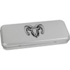 Azeeda 'Ram Head ' Metal Hinged Stationery Tin/Storage Box (TT00234961)