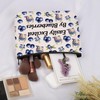 JNIAP Blueberry Farmer Gift Easily Excited By Blueberries Cosmetic Bag