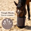Horse Feed Bag for Grain, Breathable Muzzle Feed Bags for