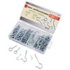 Clip bolts and eyebolts, 151-part set, various different sizes