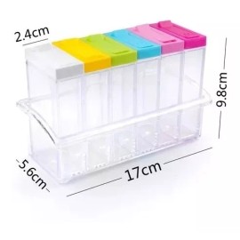 Yooshi Especiero Organizador Multiusos Cocina Acrilico Condimentos