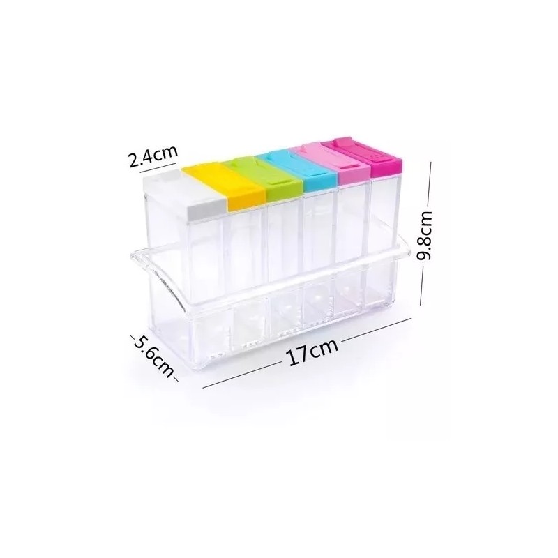 Yooshi Especiero Organizador Multiusos Cocina Acrilico Condimentos