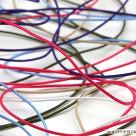 FUJIYAMA RIBBON Matsuba Cord, Approx. 0.04 inch (1 mm), White, 3.6 ft (9.14 m) Roll, Crafts, Clothing, Wrapping, Strap Cord