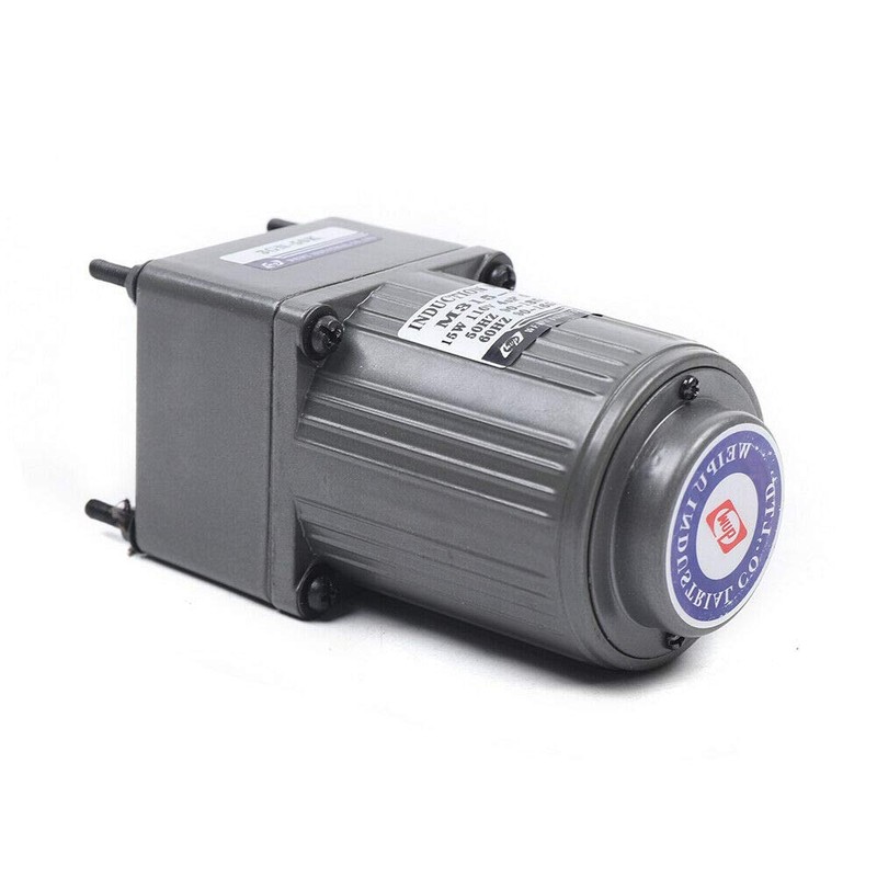 AC 110V 15W Electric Single-Phase Motor Gear Motor Speed Controller