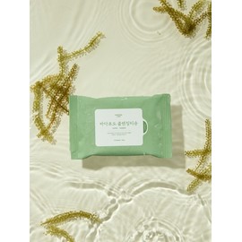 [Easy Travel][Set of 3] Sea Grape Cleansing Tissues 10 x 3 / [간편여행용][3개 세트] 바다포도 클렌징 티슈 10매 X 3개