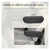 Augeny 2 PCS Car Front Seat Armrest Covers, Soft Elastic