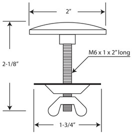 Westbrass D202-2-01 2" Kitchen Sink Hole Cover, Polished Brass (2-Pack)
