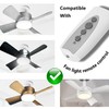 Khotilong Replacement Remote for Ceiling Fan,Compatible with Bell+Howell Fan Light.(1Pack)