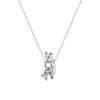 Dangling Dog Cute Breeds Pendant Necklace Pet Lovers Memorial Jewelry