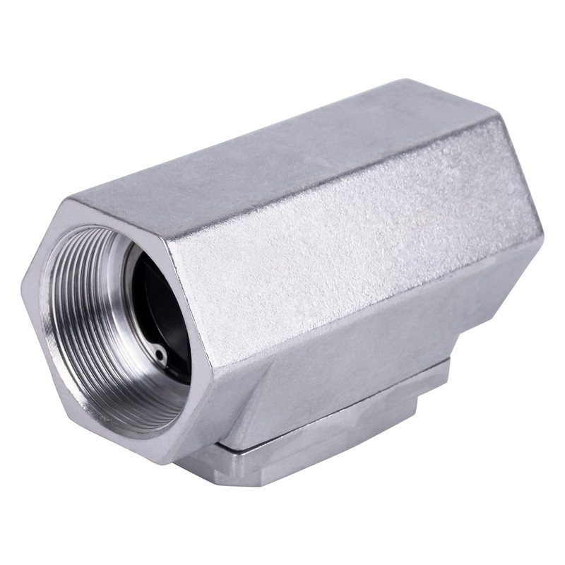 GRYVOZE 2 Inch NPT Digital Flow Meter, 15.8-132 GPM Inline
