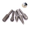 5 PCS Rotary Drill Bit Set Woodworking Rasp Wood Carving