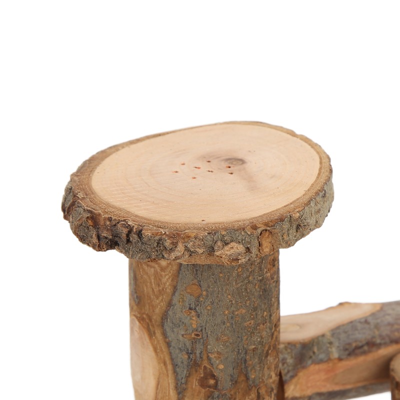 Wooden Hamster Platform Toy Hamster Playground Stand Rotating Ladder for