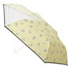 estaa 10270 Windproof Girl Folding Umbrella with Transparent Window, 21.7