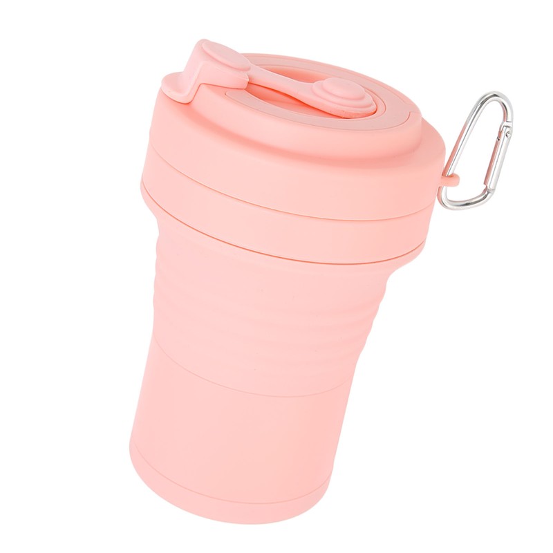 Folding Coffee Cup Silicone Heat Insulation Good Sealing Collapsible Water