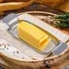 Butter Slicer Cutter,Stainless Steel Wire Butter Slicer,Cooking Baking Cheese Slicer,Double-sided
