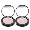 2PCS Highlighting Powder Face Natural Brightening Highlight Makeup Cosmetic Blush