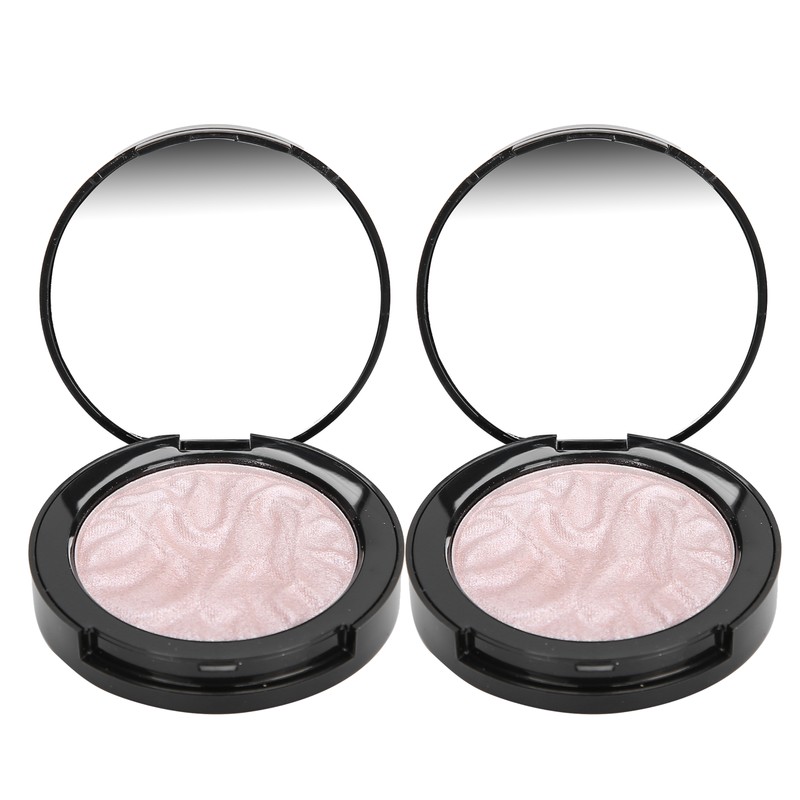 2PCS Highlighting Powder Face Natural Brightening Highlight Makeup Cosmetic Blush
