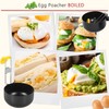 2 Pack Stainless Steel Egg Poacher, Collapsible Hang Ear Egg
