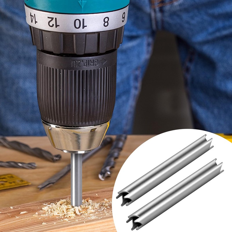 RUBII 6 Pcs Single Screw Extractor, 1/4 Inch Broken Screw