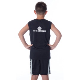 INTIMO WWE Boys' Seth Rollins For The Greater Good Tank Short Sleep Pajama Set (14/16) Black