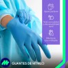 Guantes De Nitrilo Vinil Libre De Latex Sin Polvo 100