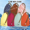 pvotawp 2PCS Creative Pull-Out Key Case Cover, Leather Large-Capacity Key