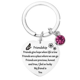 Best Friend Friendship Gifts for Women Friends Keychain Best Friends Birthday Gifts Friendship Keychains for Women Best Friend Christmas Birthday Gift