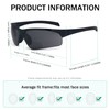 Eyekepper TR90 Unbreakable Sports Half-Rimless Bifocal Sunglasses Baseball Running Fishing