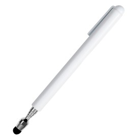 Universal Telescopic Stylus Pen for Touch Screens,Retractable Pointer Stick & Stylus with Special Flocking Tip,Extendable High Precision & Soft, Stylus Pen for Touch Screens (White)