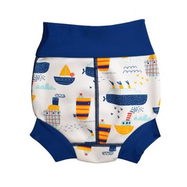 Happy Nappy Wiederverwendbar Schwimmwindel, Tug Boats, 2-3 Jahre Baby and Toddler Swim Nappy,