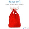 Jonami Santa Sack, 1 Extra Large Velvet Santa Bag for