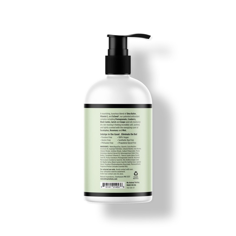 Natural Inspirations Eucalyptus Rosemary Mint Nourishing Hand + Body Lotion