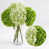 4 Pcs Hydrangea Artificial Flowers, Latex Real Touch Hydrangeas Lifelike