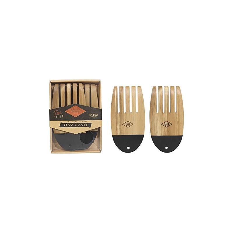 Gentleman's Hardware Wooden Salad Servers