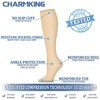 CHARMKING Compression Socks for Women and Men Circulation (4 Pairs)