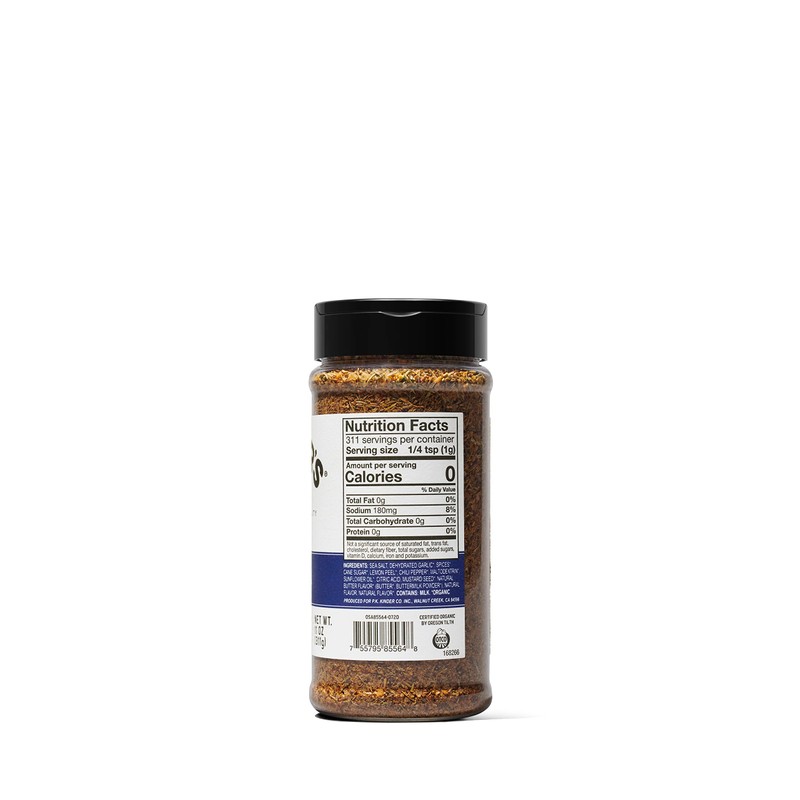 Kinder's Organic Prime Rib Rub, Premium Quality Seasoning, MSG Free,