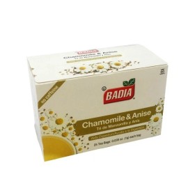 Badia Chamomile & anise tea /Te De Manzanilla y Anise 25 tea bags (each box) - 1 Box