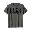 V8 Engine 1-8-7-2-6-5-4-3 Fire Order T-Shirt