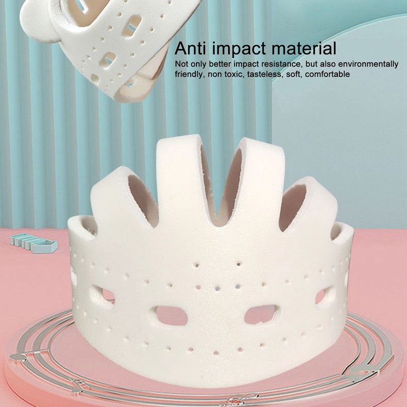 Baby Helmet Soft Breathable Adjustable Baby Protection Headgear Hat for