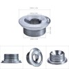 Keenso Bicycle Crank Bolt, Bicycle Aluminium Alloy Crank Bolt BB