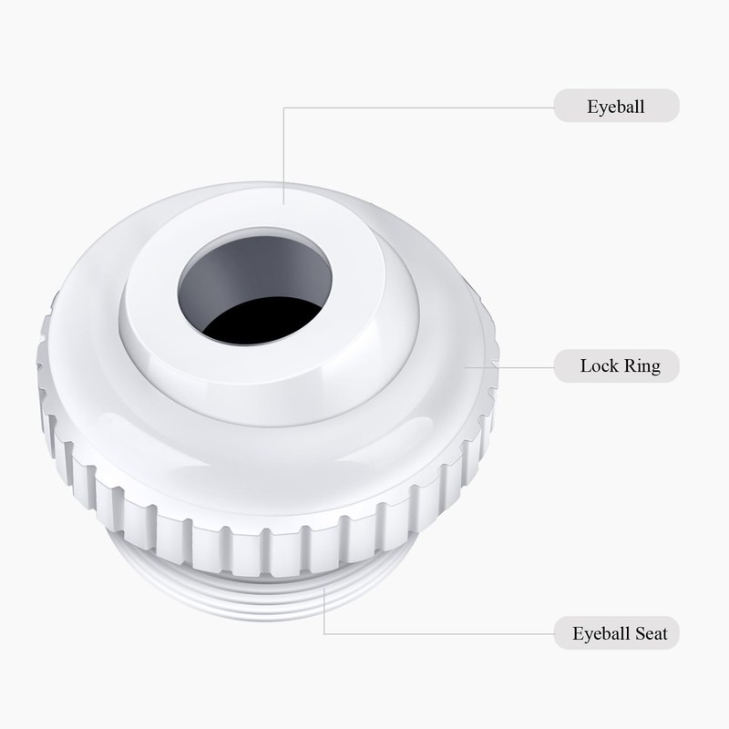 SP1419D 3/4 Inch Pool Jet Nozzles - Directional Flow Eyeball