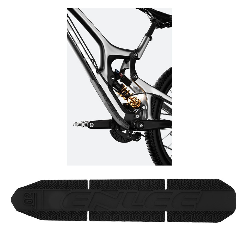 Bike Tube Frame Protector Silicone Scratch Resistant Waterproof Widened Soft