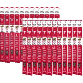 Hunter's Reserve - Exotic Meat Trail Sticks - Adventure You Can Taste - Wild Game Jerky Sticks (BEEF JALAPENO, 24ct)