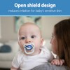 Dr. Brown's Advantage Glow-in-The-Dark 2 Piece Stage 1 Pacifiers, Blue,