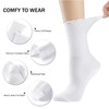 DOOVID Womens Socks Cute Ruffle Socks Cotton Turn-Cuff Frilly Crew