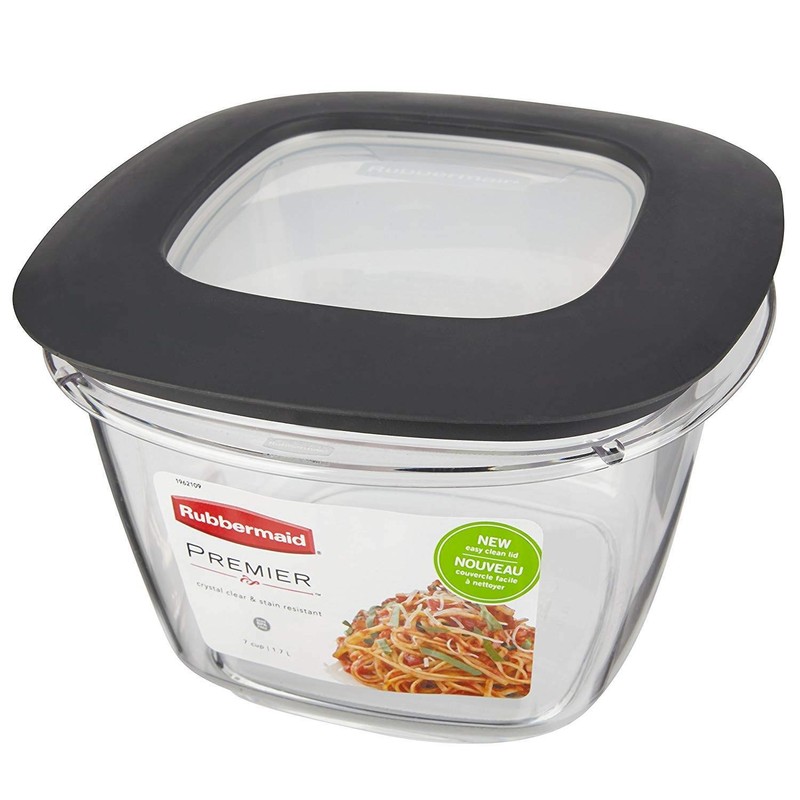 Rubbermaid Premier Easy Find Lids 7-Cup Meal Prep and Food