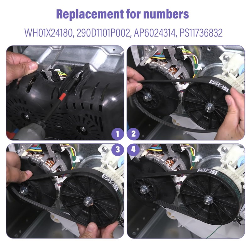 New WH01X24180 for GE Washer Drive Belt Parts