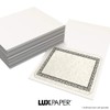 LUXPaper 9.5" x 12" Certificate Holders | White Linen |