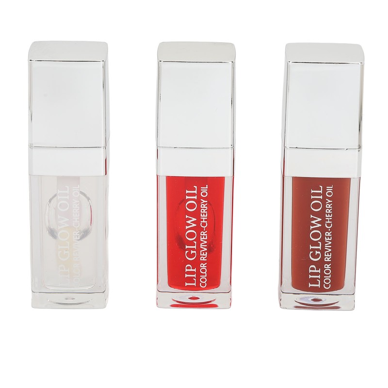 3pcs Plumping Lip Oil Set Long Lasting Hydrating Nourishing Glossy