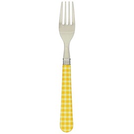 Nagao Epicheck Dinner Fork, Yellow, Set of 2, Made in Japan